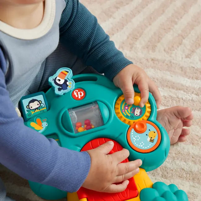 FISHER PRICE ANIMAL FRIENDS CENTRU DE ACTIVITATI CASUTA DIN COPAC VIVMTHXK32_HXK34