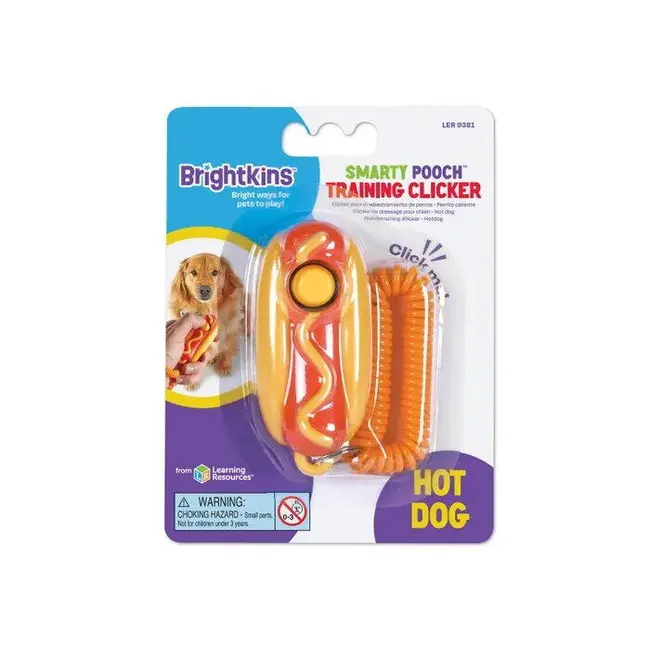 Jucarie dresaj caini - clicker hot dog