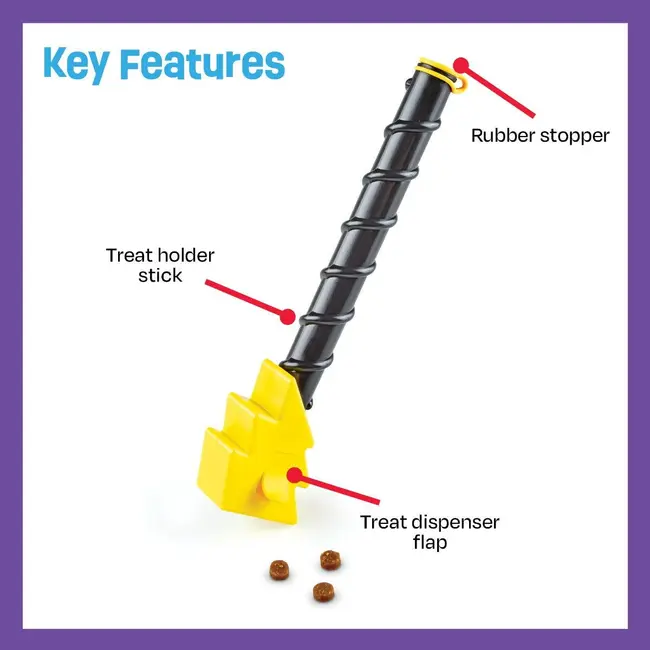 Jucarie dresaj caini - jucarie eliberare recompense - bagheta magica (fulger)