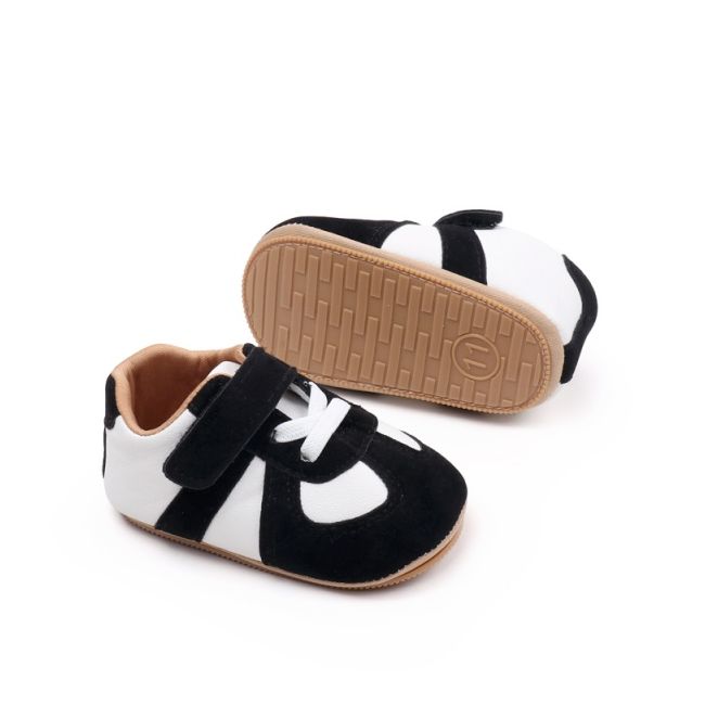 Adidasi albi cu negru pentru baietei - swak csbxc4139-1-p10