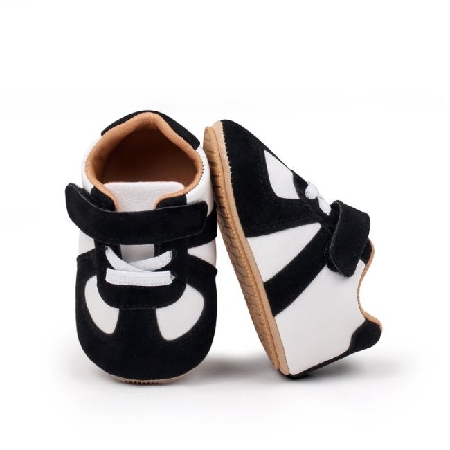 Adidasi albi cu negru pentru baietei - swak csbxc4139-1-p10
