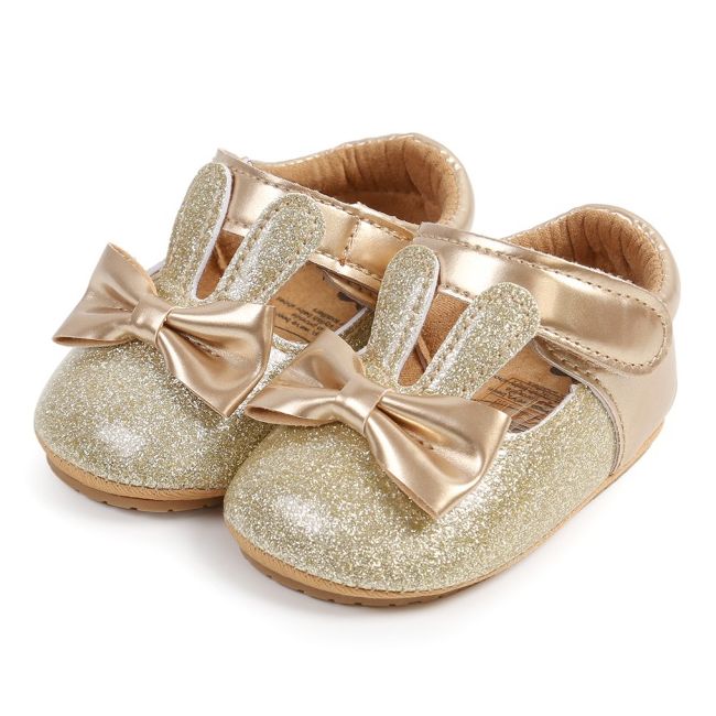 Pantofiori aurii pentru fetite - glitter bunny csm2052-4-p19