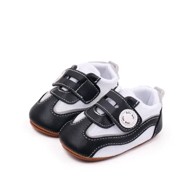 Adidasi albi cu negru pentru baietei - baby mdbxc4141-1-p3