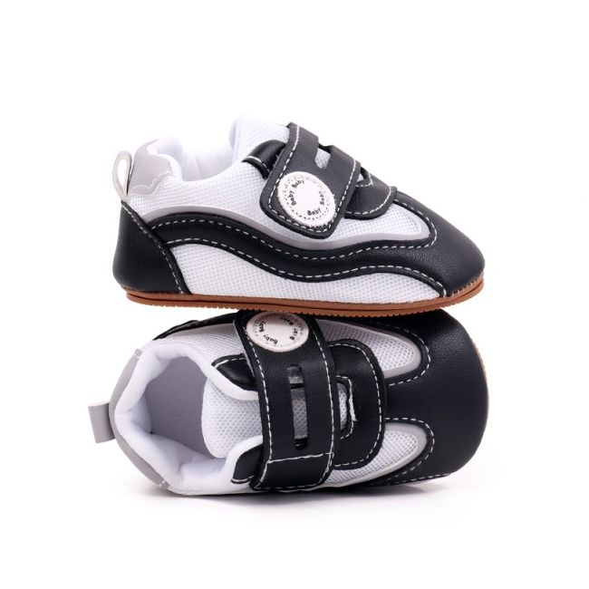 Adidasi albi cu negru pentru baietei - baby mdbxc4141-1-p3