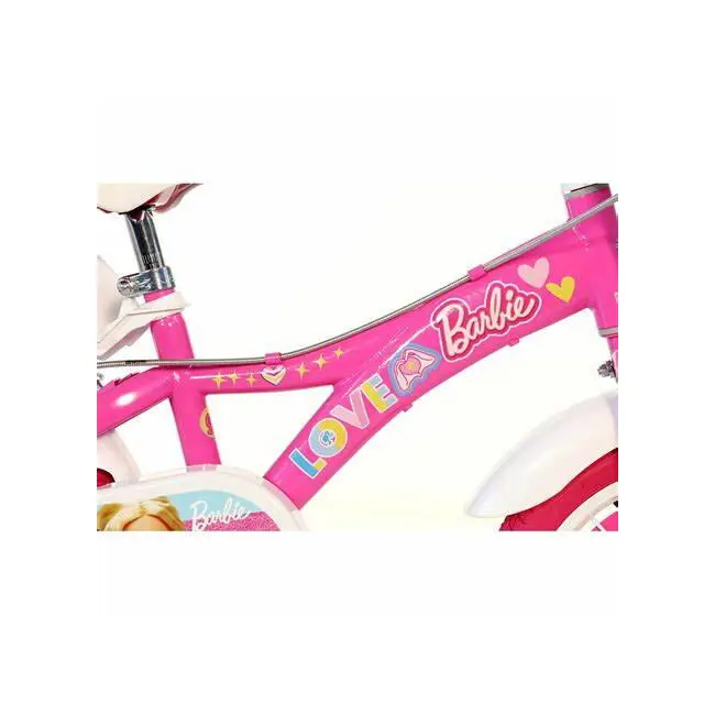 Bicicleta copii 14" - barbie roz