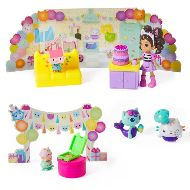 GABBYS DOLLHOUSE SET FIGURINE PENTRU ZIUA DE NASTERE A LUI CAKEY VIV6071469