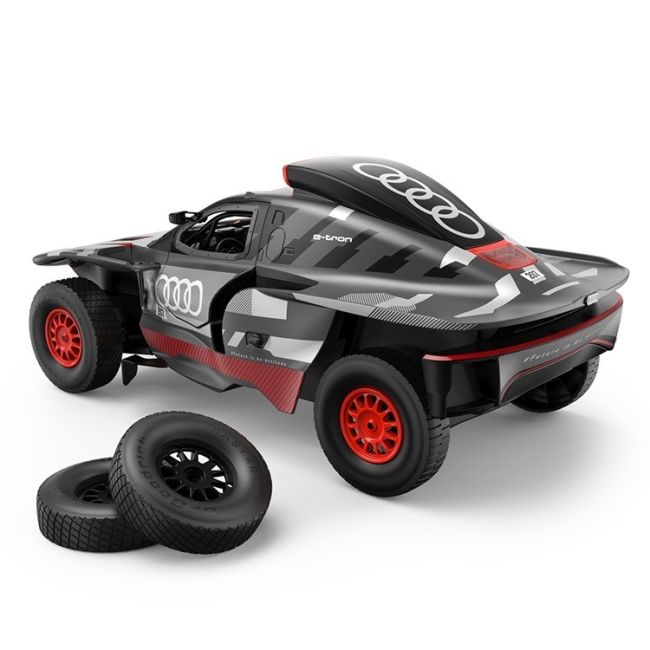 MASINA CU TELECOMANDA AUDI RS Q E-TRON CU SCARA 1 LA 14 VIVRas92200