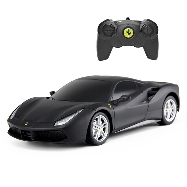 MASINA CU TELECOMANDA FERRARI 488 GTB NEGRU SCARA 1 LA 24 VIVRas76000_Negru