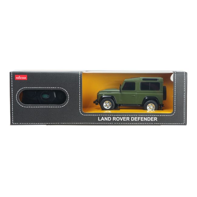 MASINA CU TELECOMANDA LAND ROVER DEFENDER VERDE CU SCARA 1 LA 24 VIVRas78500_Verde