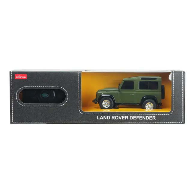 MASINA CU TELECOMANDA LAND ROVER DEFENDER VERDE CU SCARA 1 LA 24 VIVRas78500_Verde