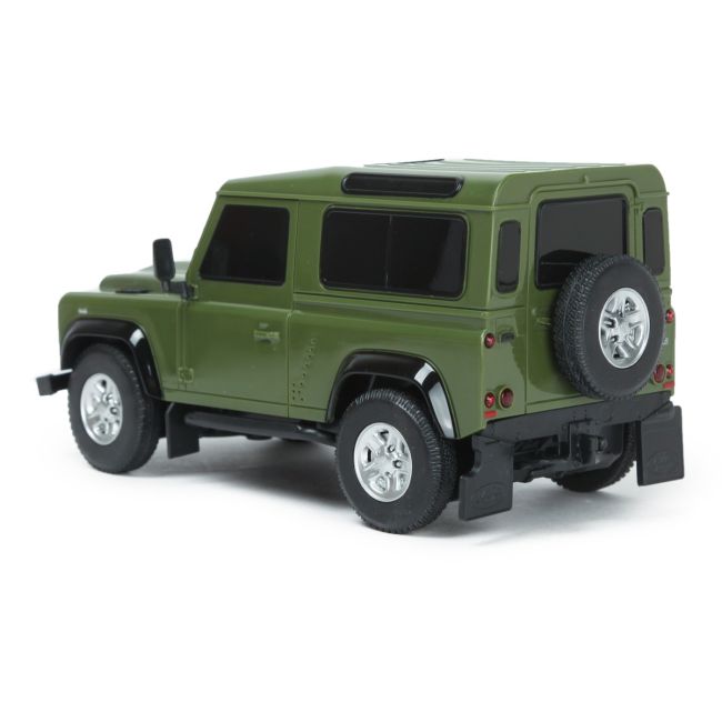 MASINA CU TELECOMANDA LAND ROVER DEFENDER VERDE CU SCARA 1 LA 24 VIVRas78500_Verde