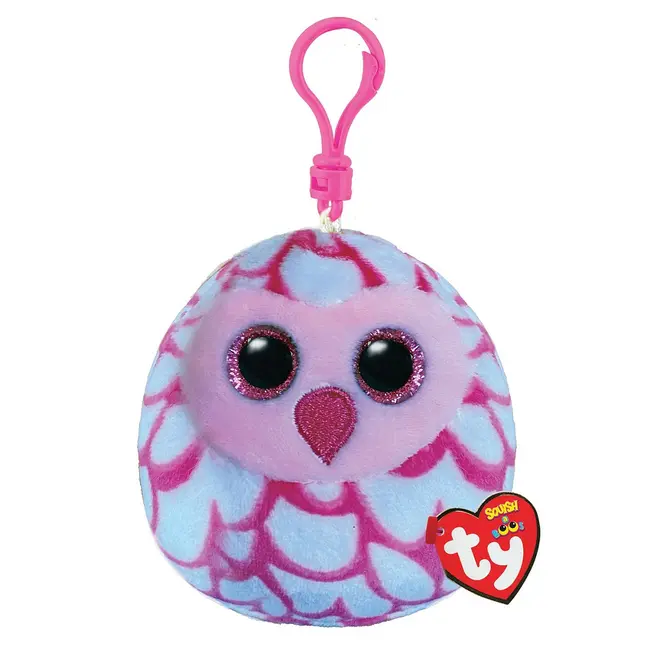 PLUS BRELOC TY 8.5CM SQUISHY BEANIES BUFNITA PINKY ROZ VIVTY39563