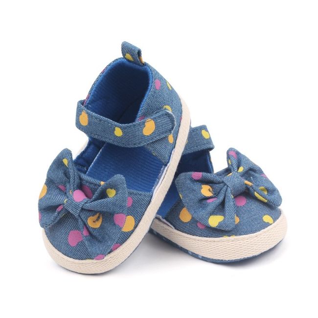 Pantofiori albastri cu inimioare colorate mdbhm3112-1-sa6