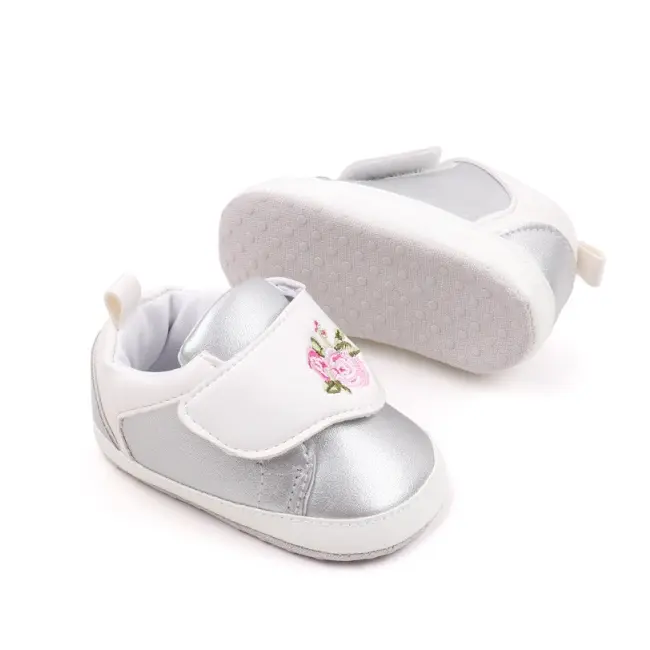 Pantofiori argintii pentru fetite - roses mbbhx3171-2-p13