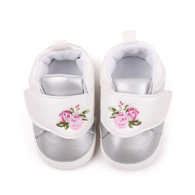 Pantofiori argintii pentru fetite - roses mbbhx3171-2-p13
