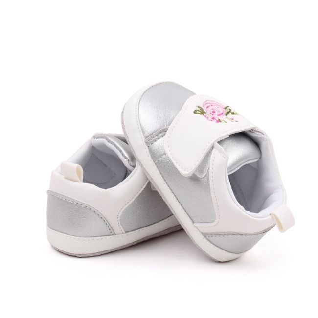 Pantofiori argintii pentru fetite - roses mbbhx3171-2-p13