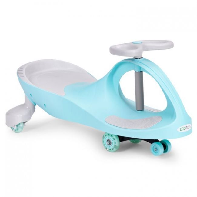 Trotineta gravitationala tip barca cu roti led ecotoys ym-sw-1 - albastru edeediym-sw-1blue