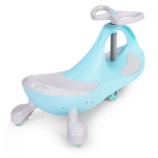 Trotineta gravitationala tip barca cu roti led ecotoys ym-sw-1 - albastru edeediym-sw-1blue