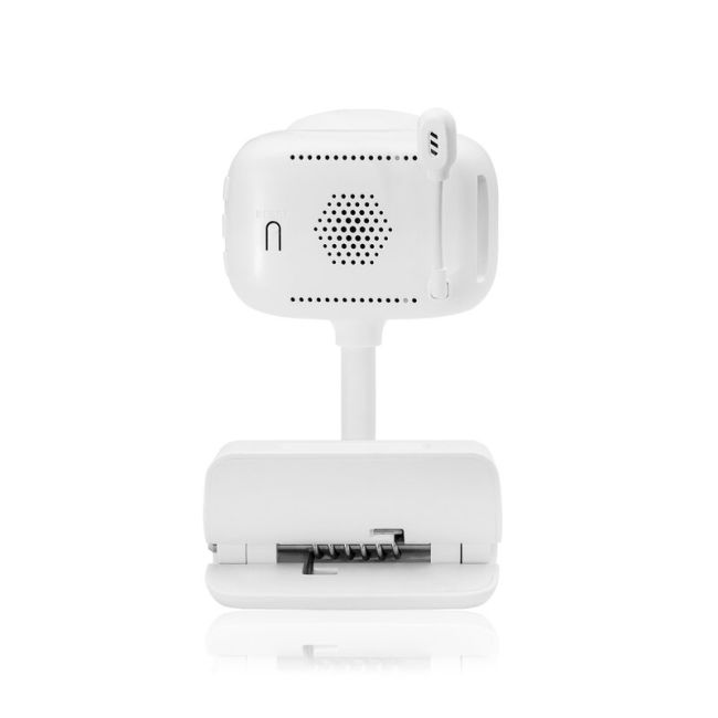 Video monitor, Lionelo, Babyline Go, Cu aplicatia dedicata Lionelo Smart, Mod de noapte 8m, Cu functie de iluminare, Pana la 5h functionare wireless, Comunicare bidirectionala, Rotatie 180 grade, Alb BYNLOC-BABYLINE_GO