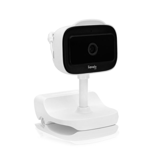 Video monitor, Lionelo, Babyline Go, Cu aplicatia dedicata Lionelo Smart, Mod de noapte 8m, Cu functie de iluminare, Pana la 5h functionare wireless, Comunicare bidirectionala, Rotatie 180 grade, Alb BYNLOC-BABYLINE_GO