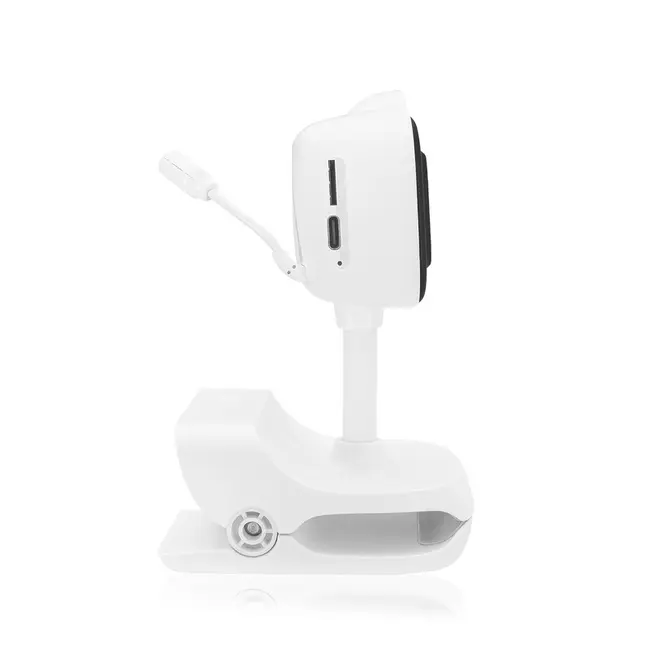 Video monitor, Lionelo, Babyline Go, Cu aplicatia dedicata Lionelo Smart, Mod de noapte 8m, Cu functie de iluminare, Pana la 5h functionare wireless, Comunicare bidirectionala, Rotatie 180 grade, Alb BYNLOC-BABYLINE_GO
