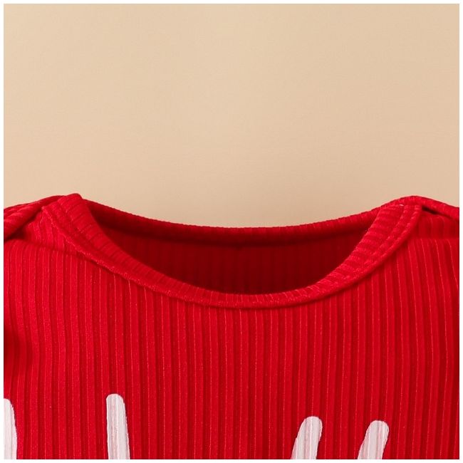 Compleu cu body rosu si pantaloni evazati mbhmm-305-de2
