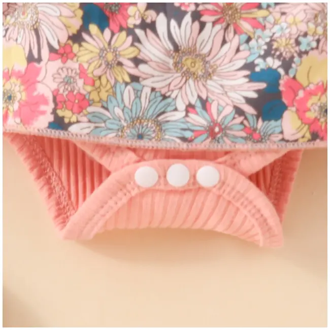Rochita body roz somon - flowers mbhmm-275-r2