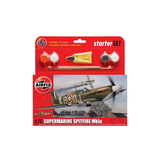 Kit constructie Avion Supermarine Spitfire MkIa - SOLAF55100