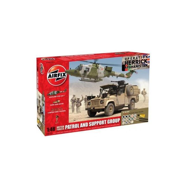 Kit constructie Set  Afganistan Elicopter Land Rover  WMIK - SOLAF50123