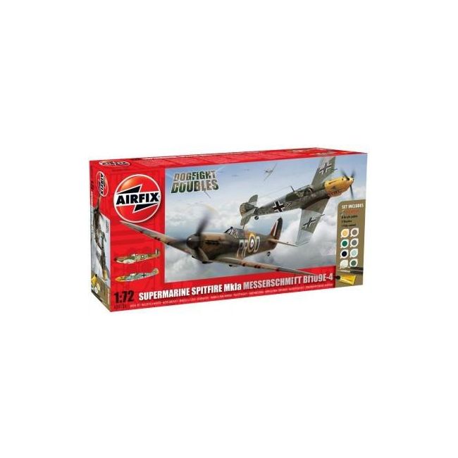 Kit constructie Set Supermarine Spirtfire si Messerschmitt M109E - SOLAF50135