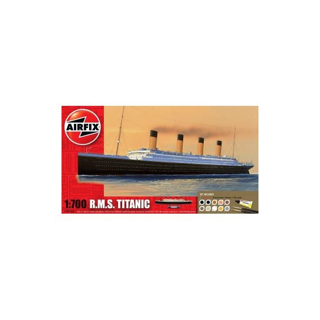Kit constructie si pictura Airfix RMS Titanic scara 1/700 - SOLAF50164