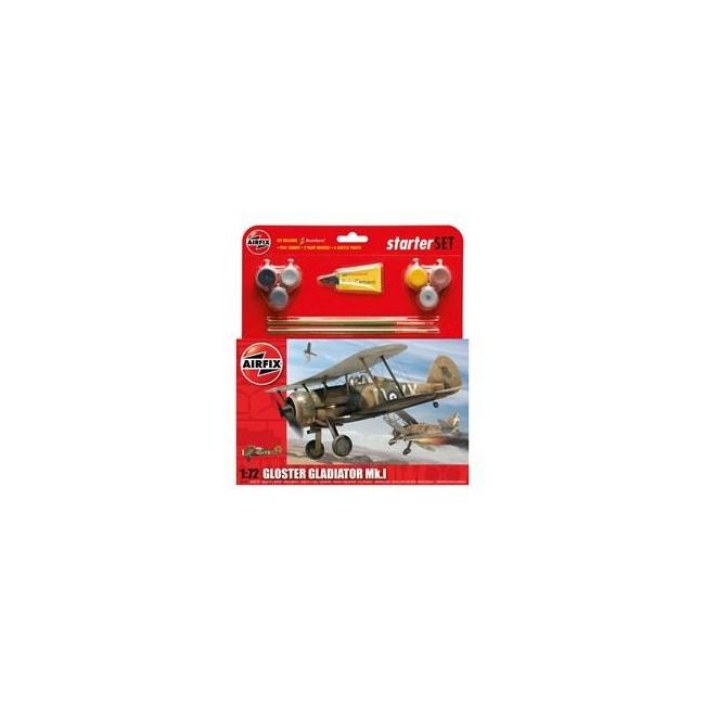 Kit constructie si pictura avion Gloster Gladiator Mk.I - SOLAF55206