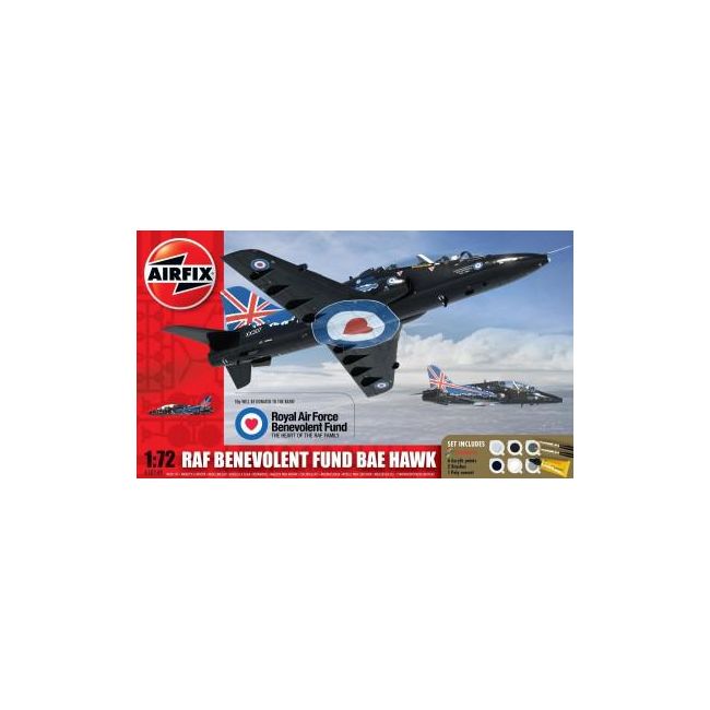 Kit constructie si pictura avion RAF Benevolent Fund BAE Hawk - SOLAF50149