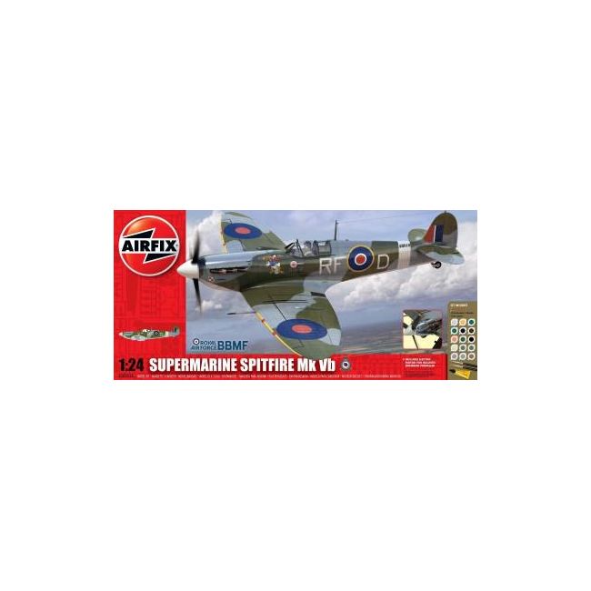 Kit constructie si pictura avion Supermarine Spitfire Mk VB scara 1/24 - SOLAF50055A