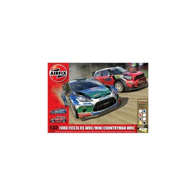 Kit constructie si pictura masina Ford Fiesta WRC si Mini Countryman - SOLAF50154