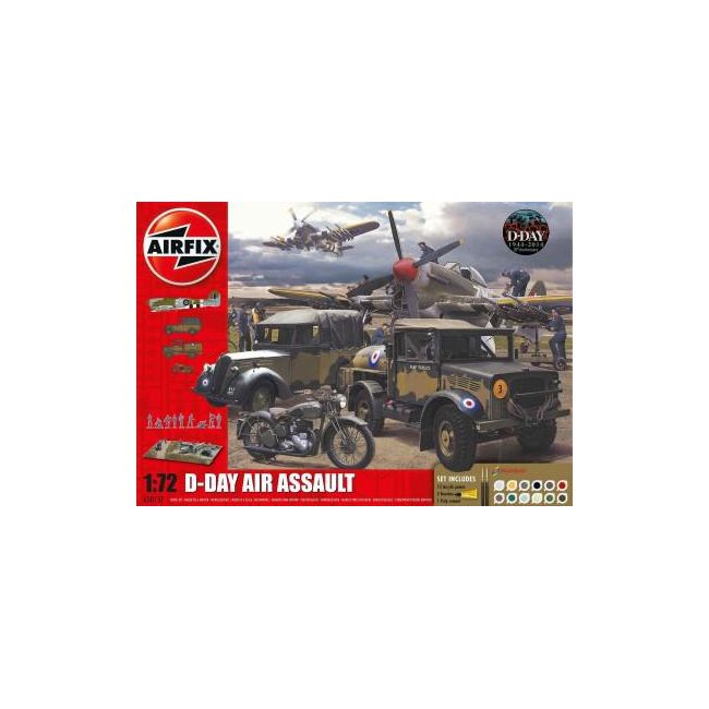 Kit constructie si pictura scena de lupta Asalt Aniversare 100 ani WWII D-Day - SOLAF50157