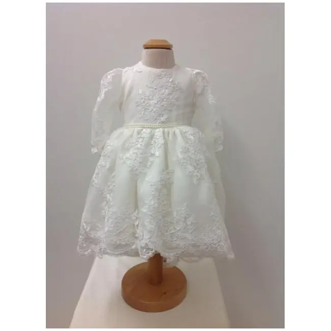 Rochita cu manecuta eleganta pentru fetite Printesa Alba - SNB10_1