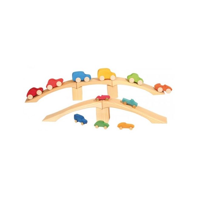 Set colorat cu 6 masinute nazdravane - RMK9310