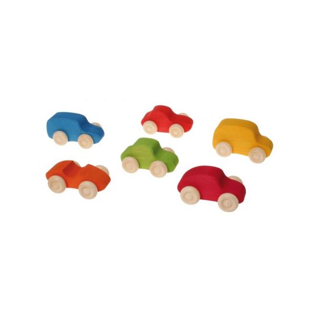 Set colorat cu 6 masinute nazdravane - RMK9310