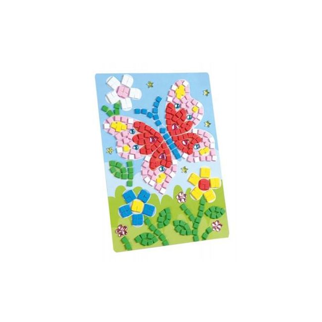 Set creativitate Mozaic din burete Fluture 405 piese - SOLFOL23803