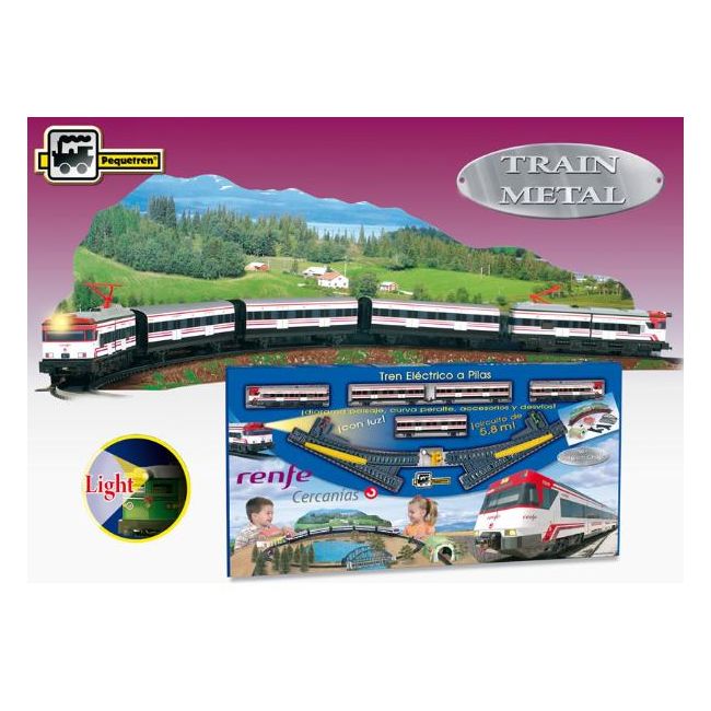 Trenulet electric calatori Cercanias RENFE cu peisaj - SE8412514006805