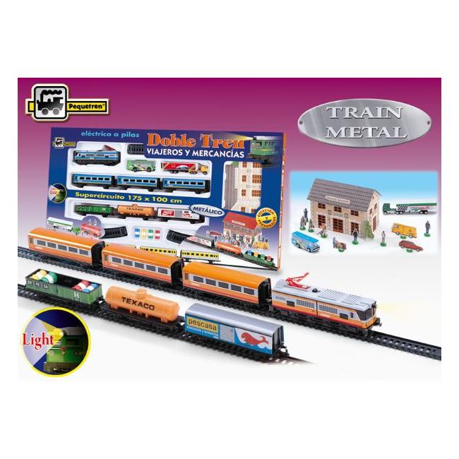 Trenulet electric calatori si marfa DOBLE TREN - SE8412514009004