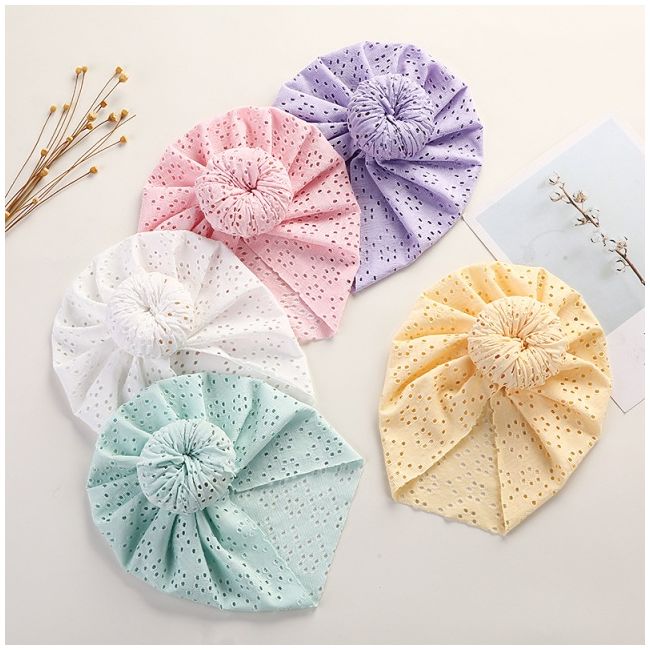 Caciulita tip turban cu model ajurat mbh24-c9