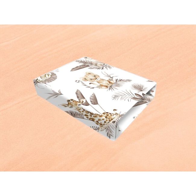 Cearceaf cu elastic, MimiNu, Pentru patut 120X60 cm, Din bumbac certificat Oeko Tex Standard 100, Blue Plane BYN6426972025546