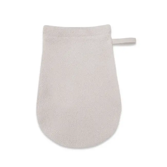 Manusa de baie, MimiNu, Pentru bebelusi, 12x21 cm, Material certificat Oeko Tex Standard 100, Beige BYN6426972026222