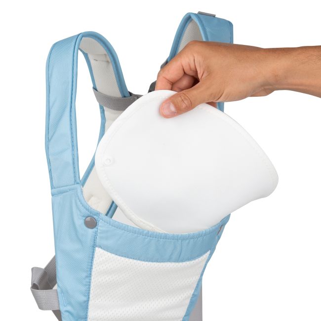 Marsupiu cu scaunel Juju HugMeTight, Albastru JUJJU2601-Blue