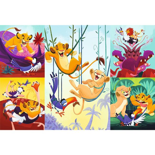PUZZLE TREFL 100 DISNEY CURAJOSUL REGE LION VIV16478
