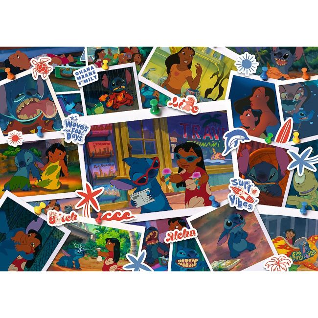 PUZZLE TREFL 1000 DISNEY LILO SI STITCH DULCI AMINTIRI VIV10882