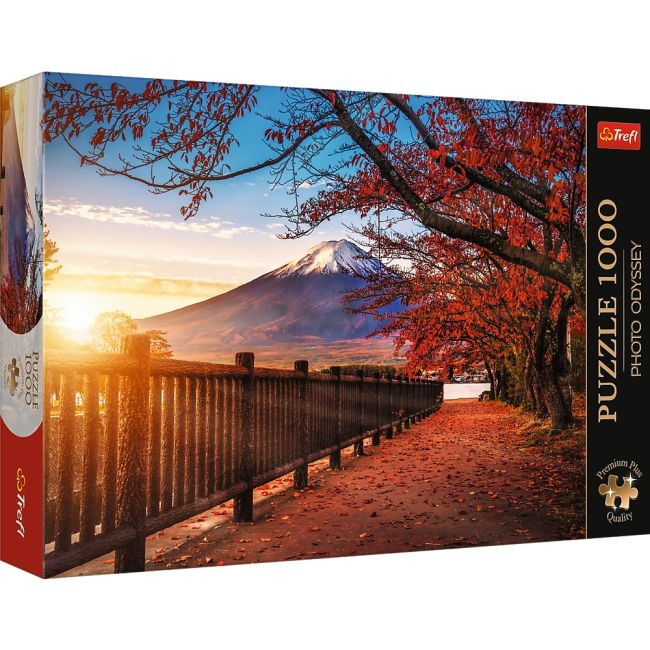 PUZZLE TREFL 1000 PREMIUM PLUS PHOTO ODYSSEY MUNTELE FUJI JAPONIA VIV10817