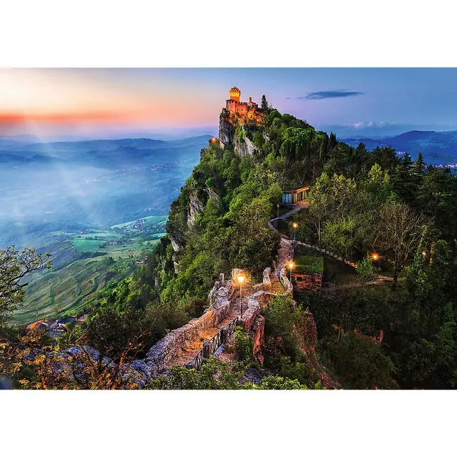 PUZZLE TREFL 1000 PREMIUM PLUS PHOTO ODYSSEY TURNUL CESTA SAN MARINO VIV10822